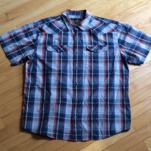 Howler Brothers short sleeve snap button shirt